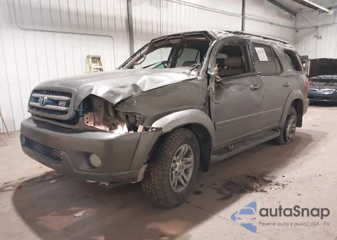 2003 Toyota Sequoia Limited V8 из США, поврежденный, VIN 5TDBT48A33S179379